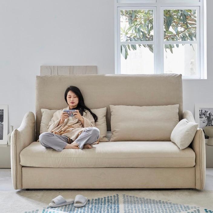 Acacia Foldable Sofa Bed with Mattress - Image 11