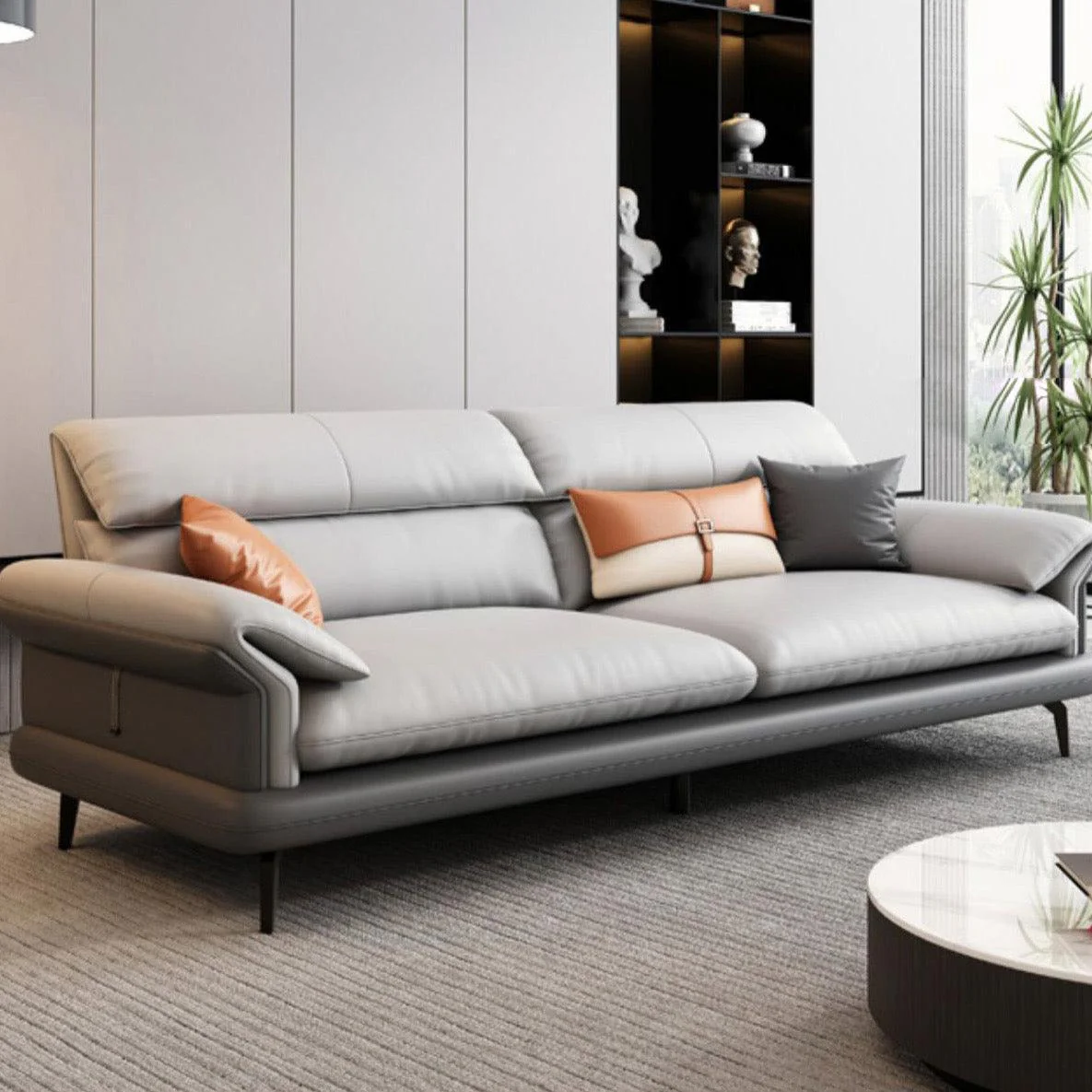 Adena Leather Sofa - Image 3