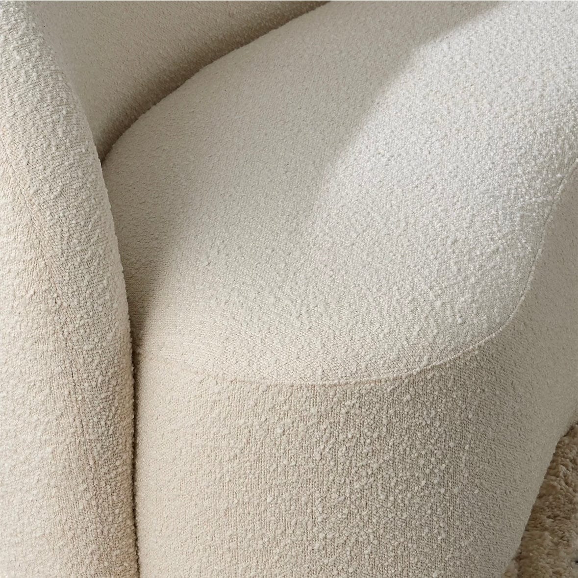 Agnes Performance Boucle Curve Sofa - Image 4