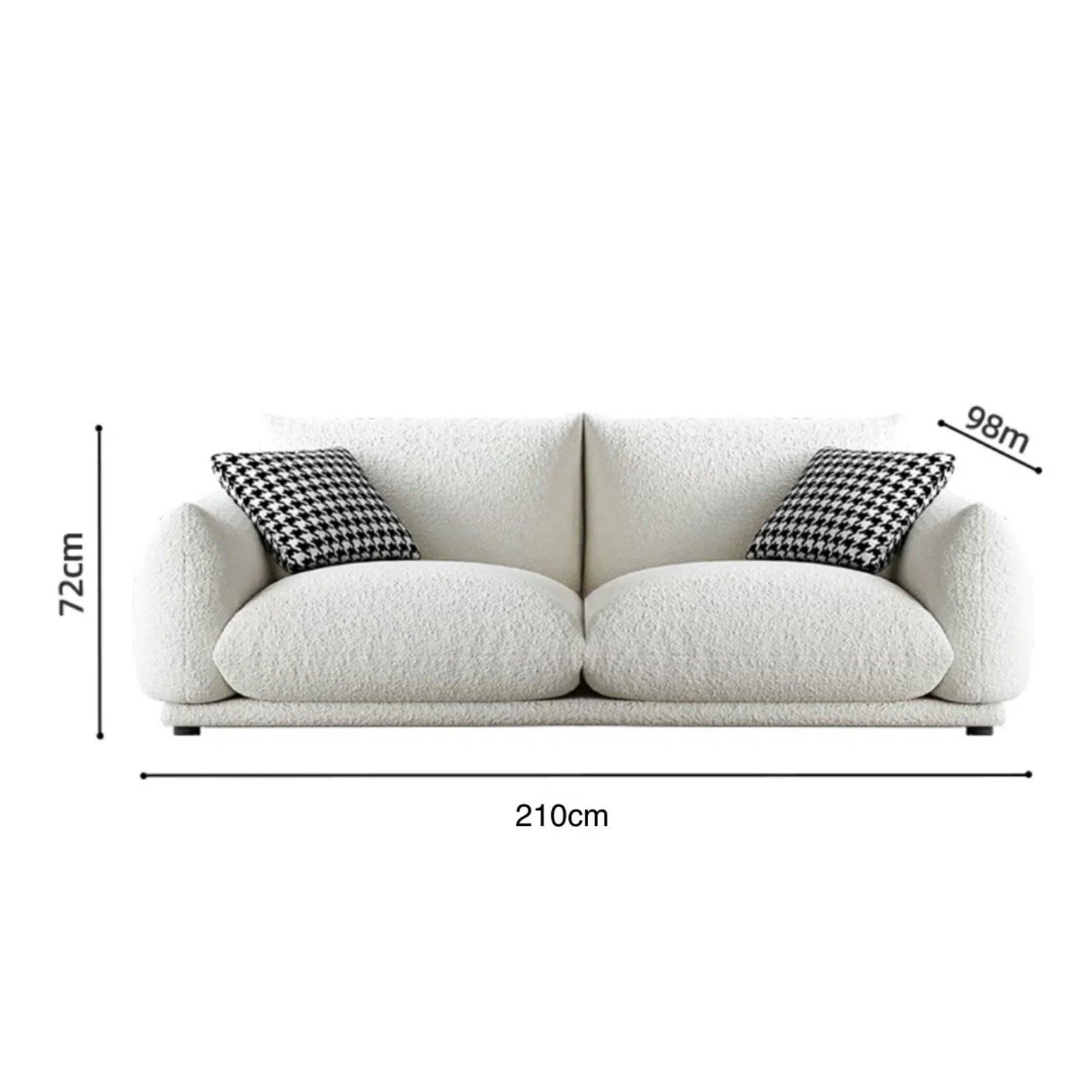 Alice Performance Boucle Sofa - Image 14