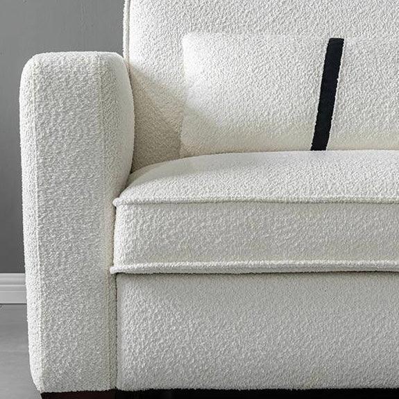 Allison Performance Boucle Foldable Sofa Bed with Mattress - Image 10