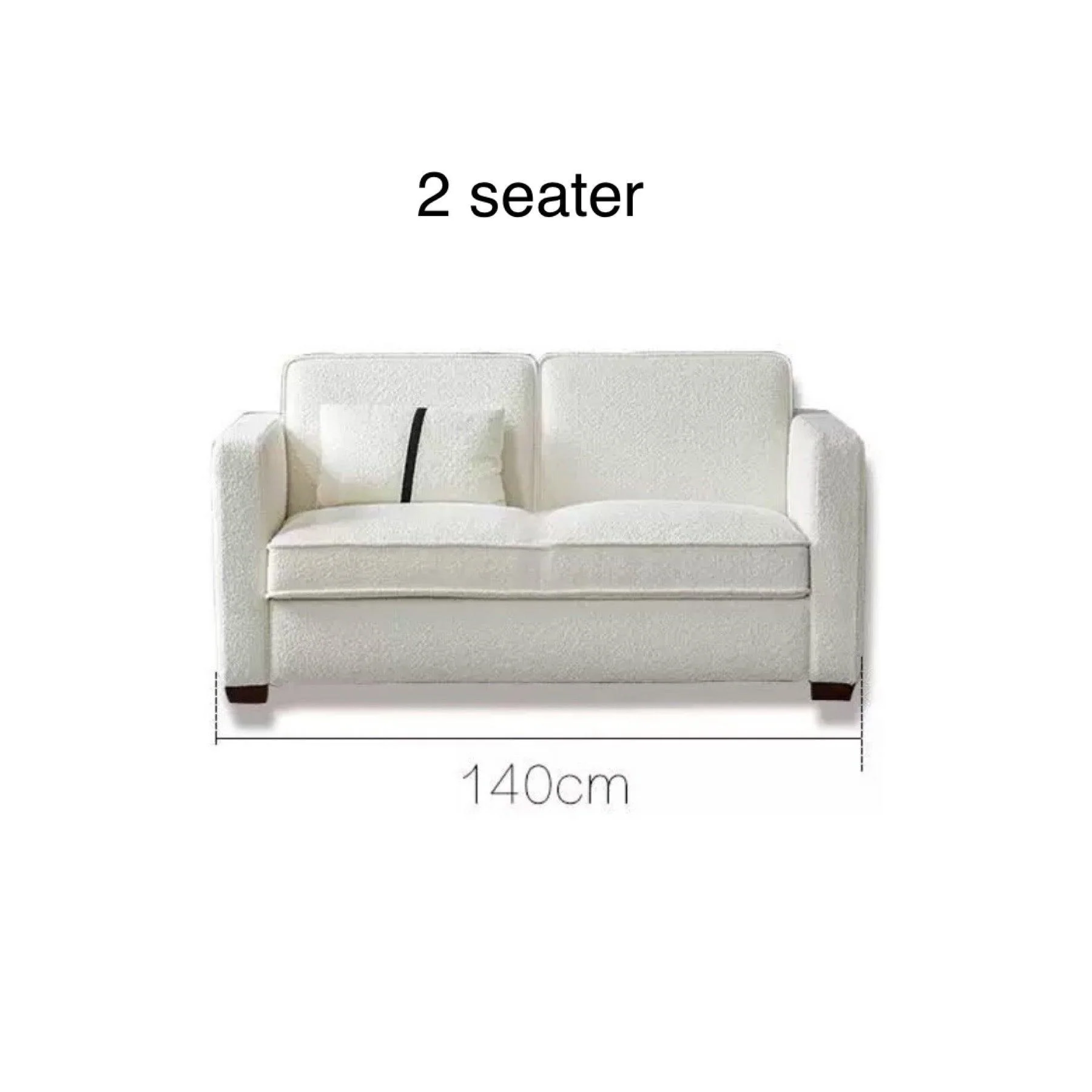 Allison Performance Boucle Foldable Sofa Bed with Mattress - Image 18