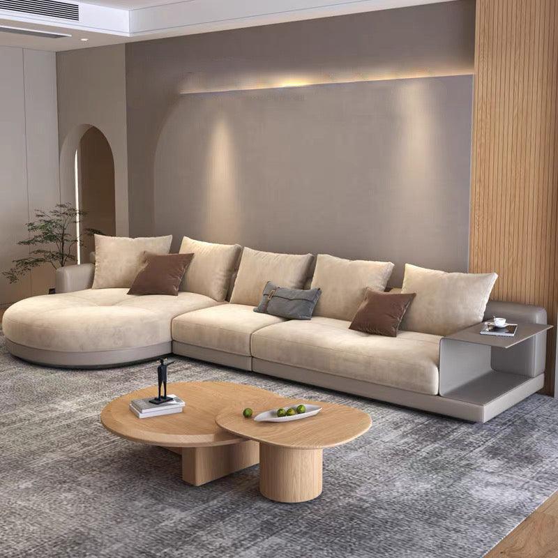 Alyssa Designer Sectional Round Chaise Sofa - Image 12