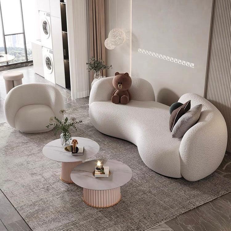 Angus Performance Boucle Curve Sofa - Image 7