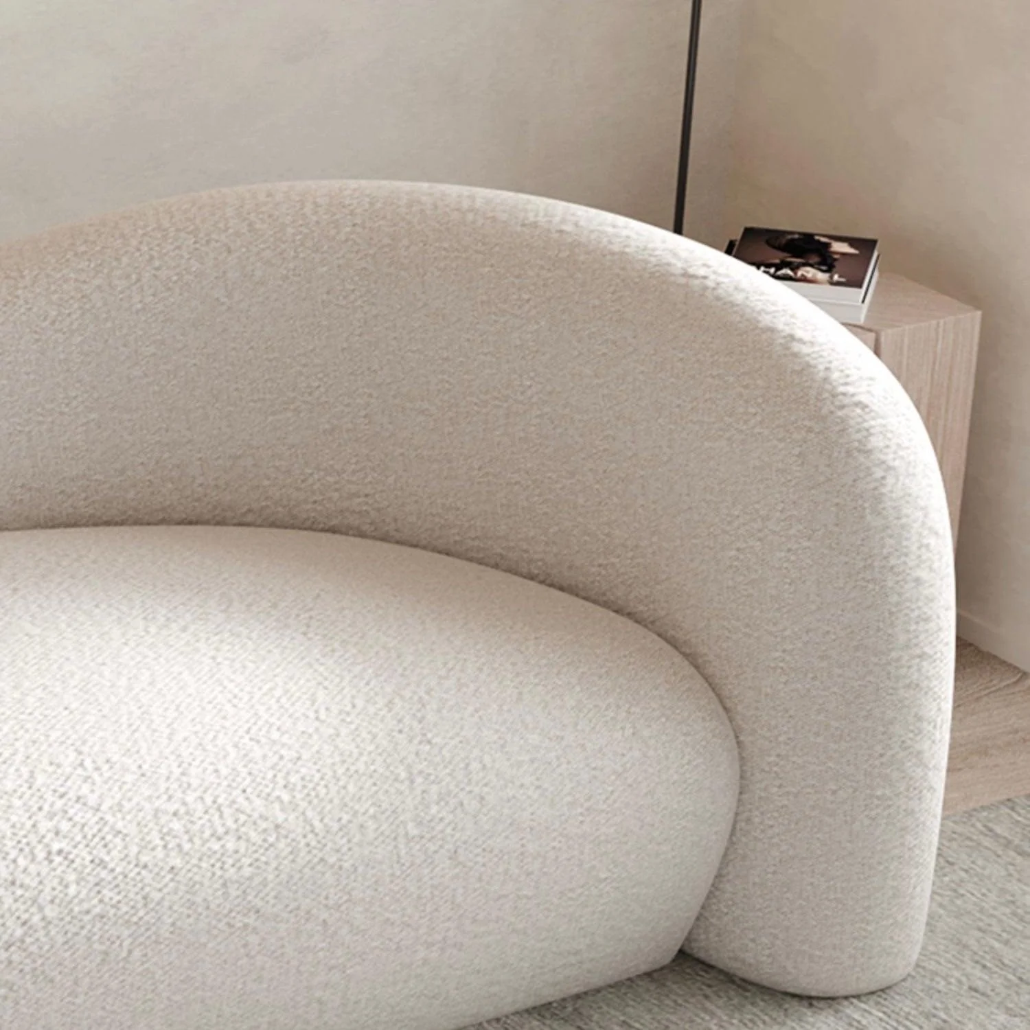 Anthea Performance Boucle Curve Sofa - Image 11