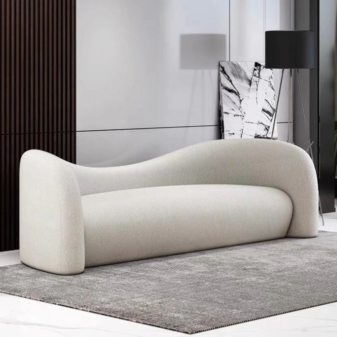 Anthea Performance Boucle Curve Sofa - Image 3