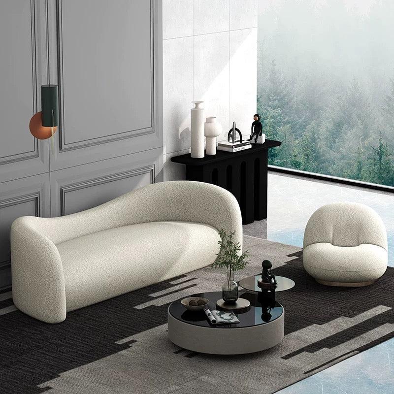 Anthea Performance Boucle Curve Sofa - Image 5