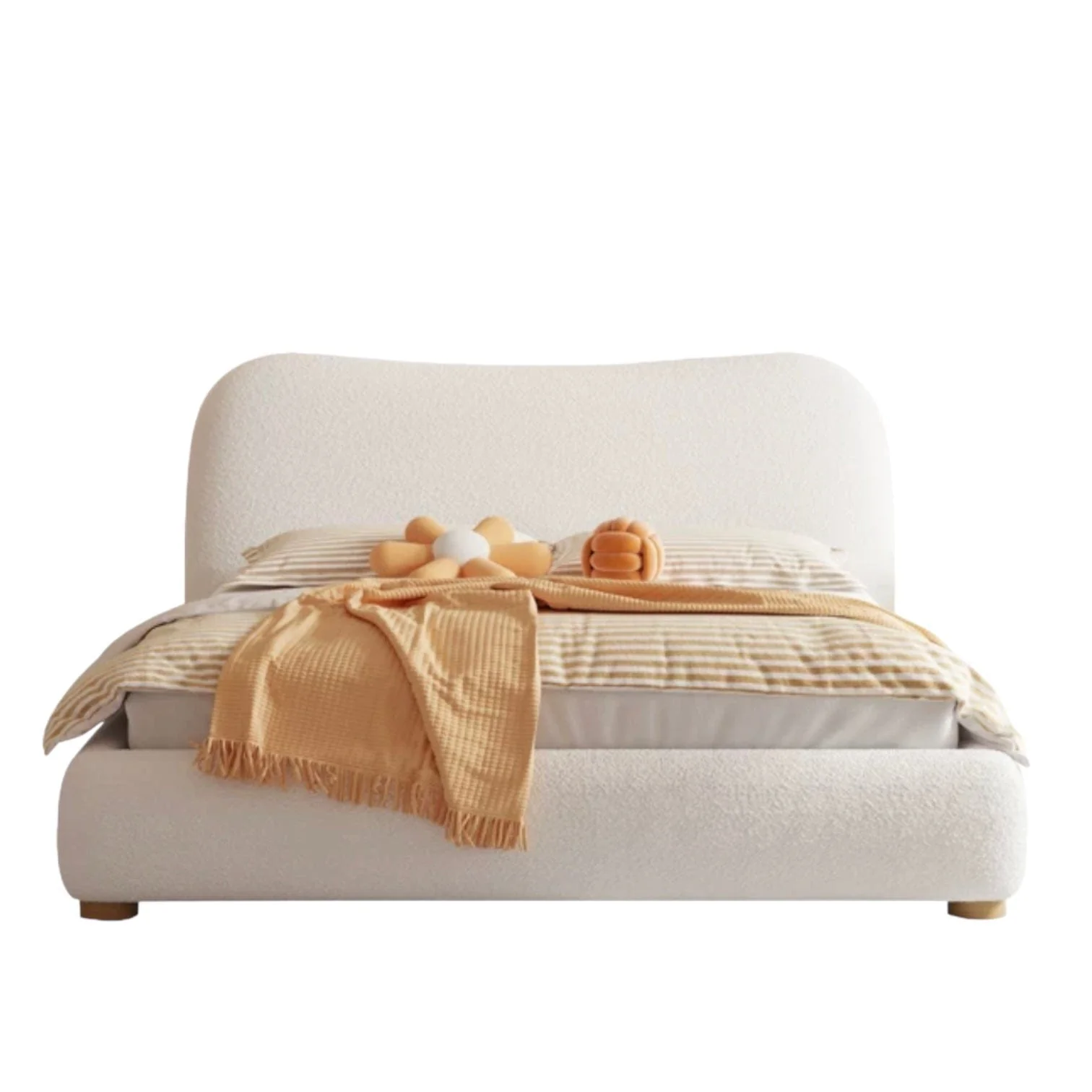 Archie Performance Boucle Bed Frame - Image 25
