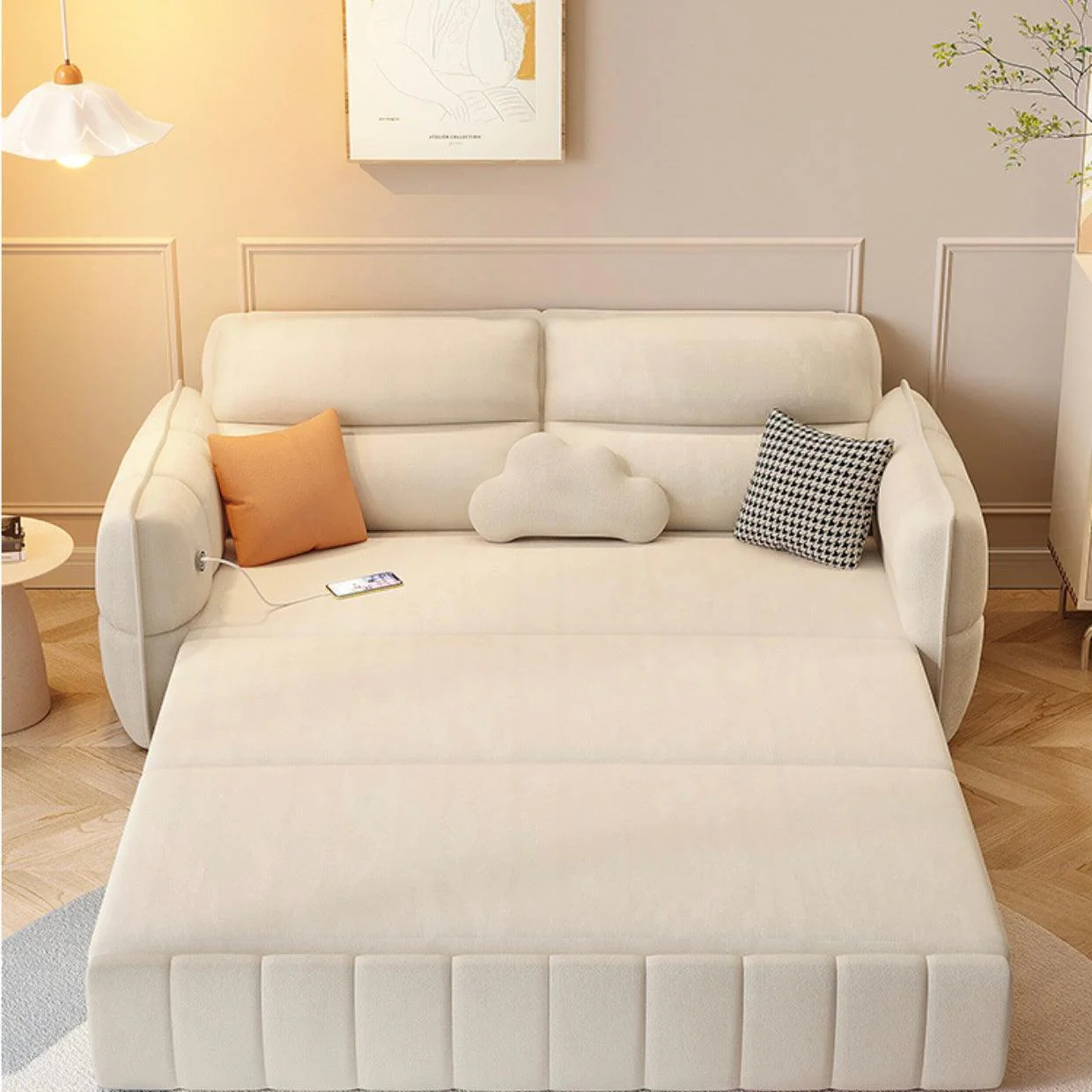 Ariyo Scratch Resistant Storage Sofa Bed - Image 6