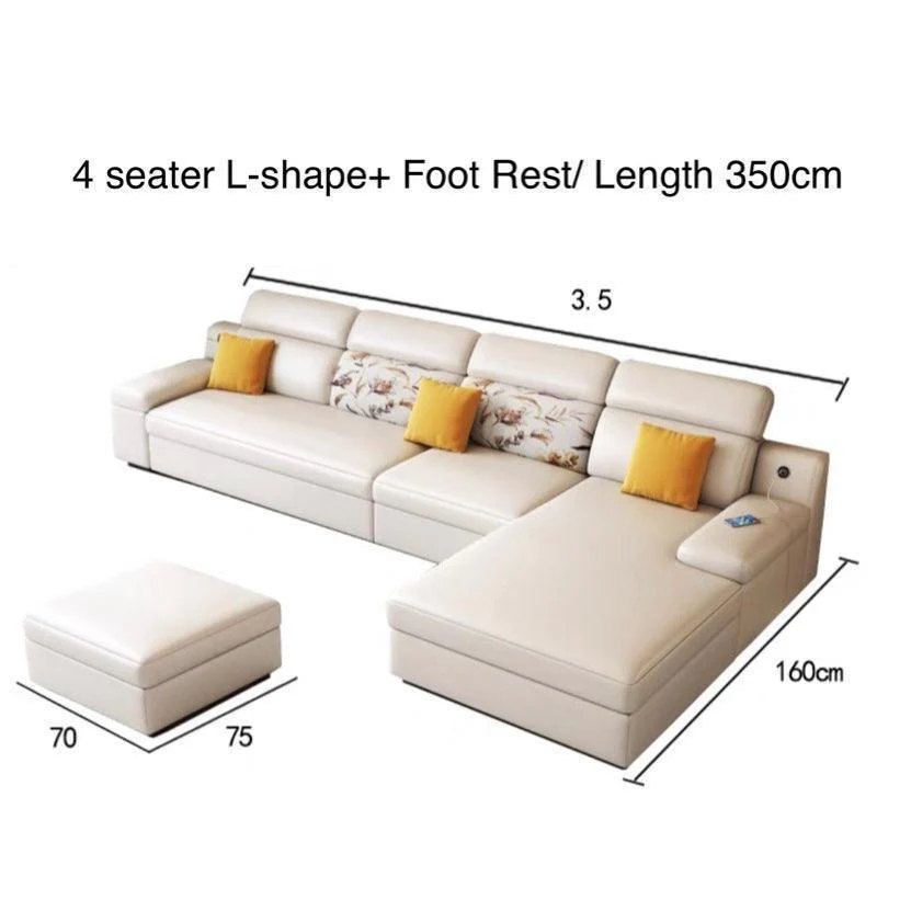 Bell Sectional L-shape Storage Sofa Bed - Image 17