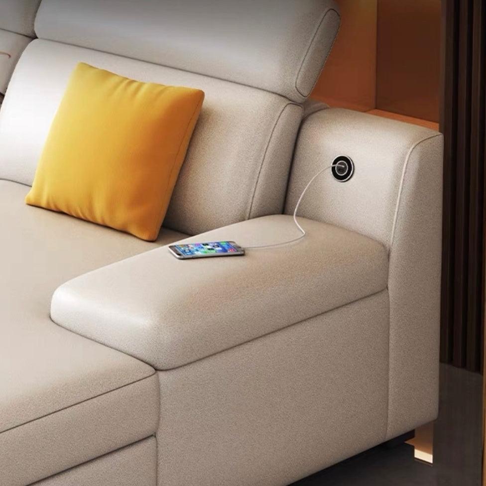Bell Sectional L-shape Storage Sofa Bed - Image 9
