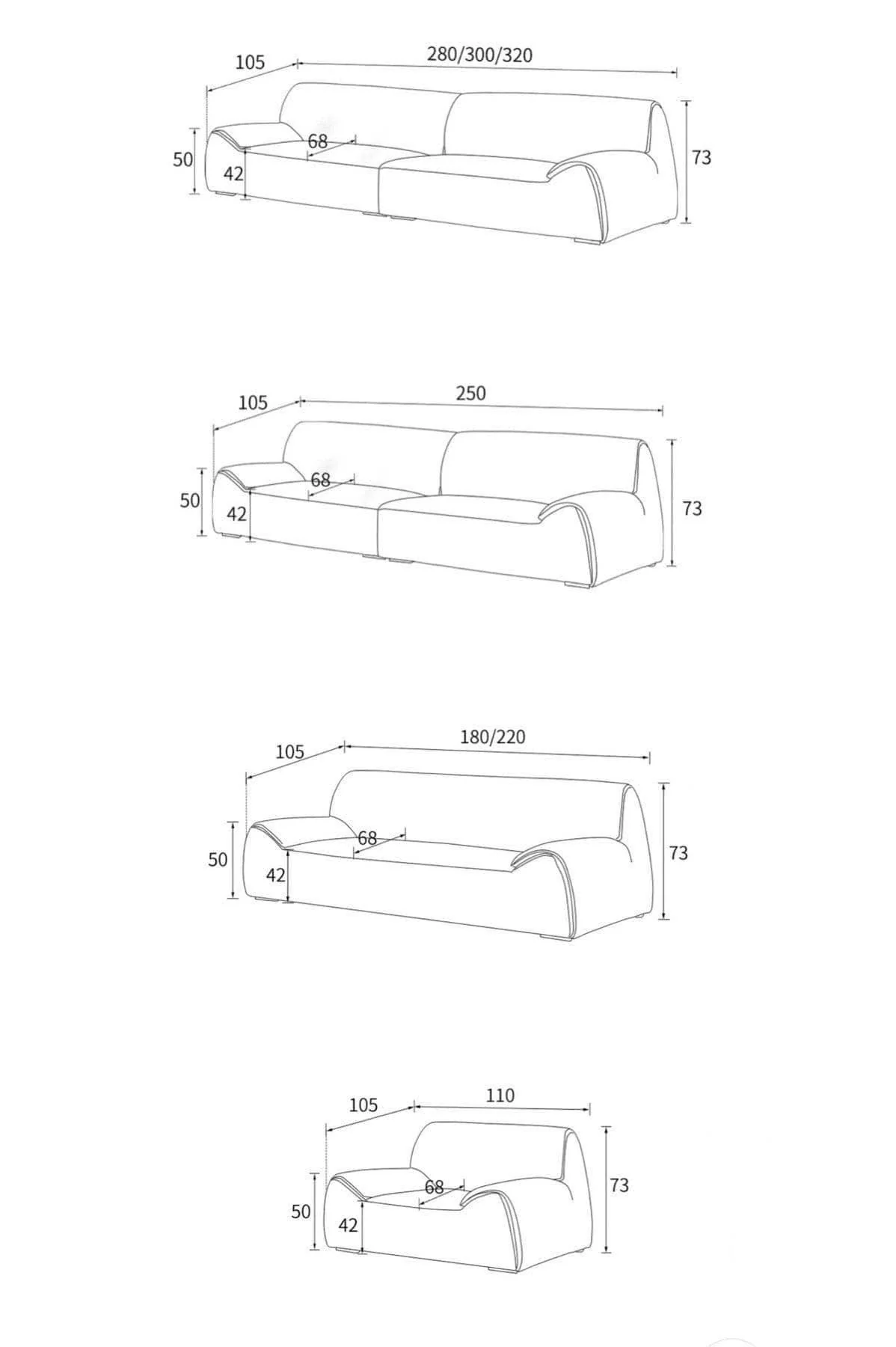 Bellino Performance Boucle Sofa - Image 26