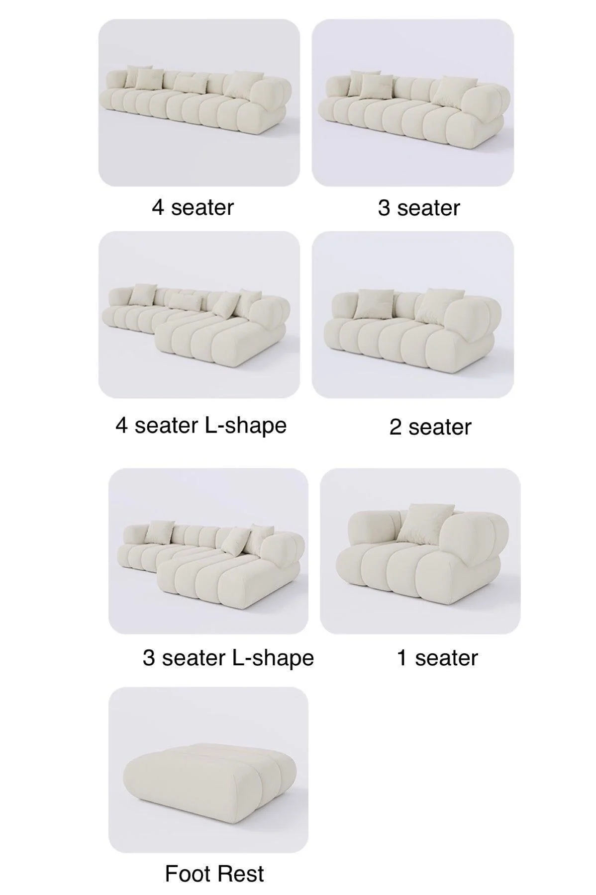 Benji Performance Boucle Sofa - Image 47