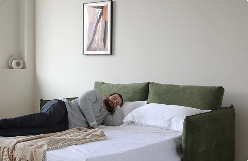 Caleb Foldable Sofa Bed with Mattress - Image 8
