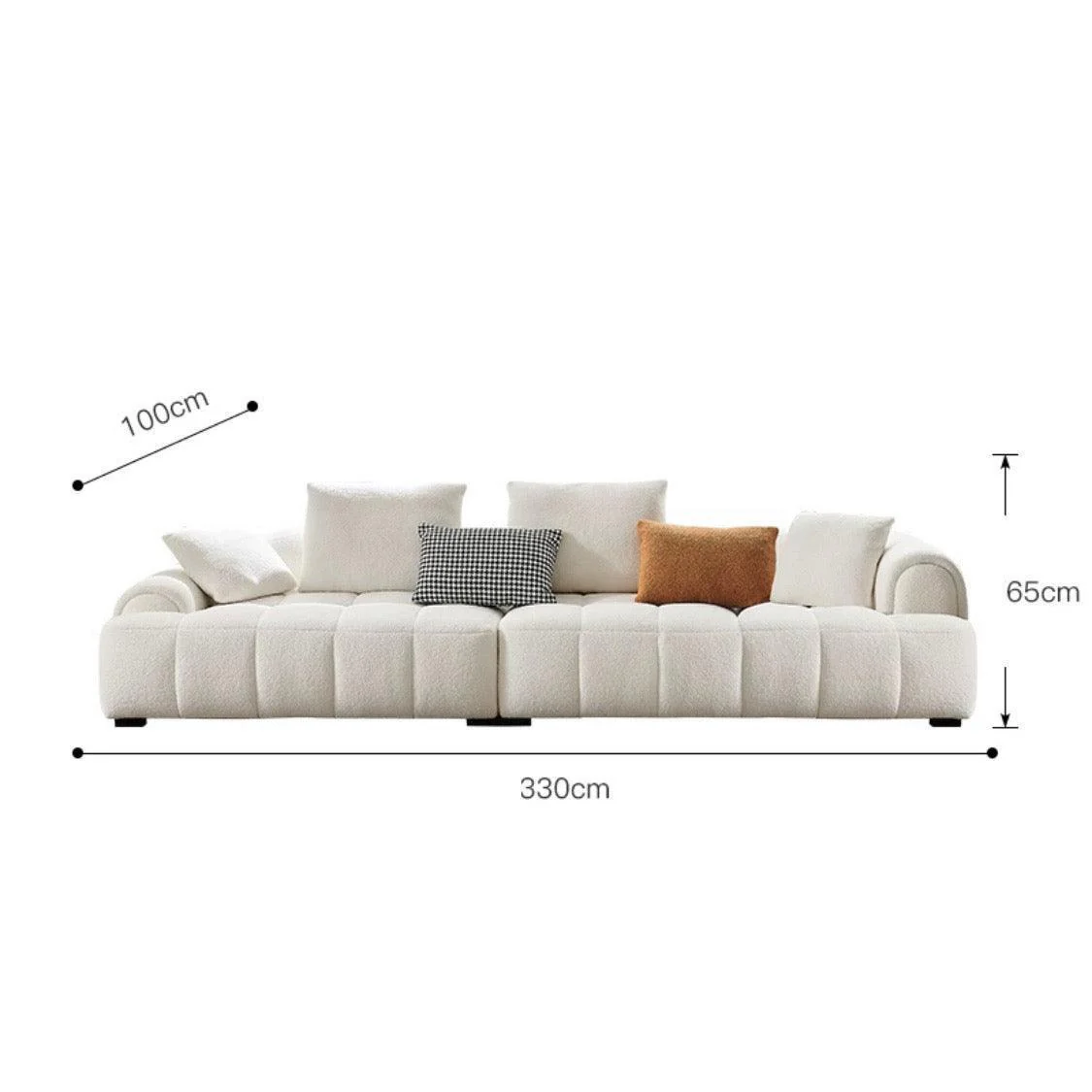 Camila Performance Boucle Sectional Sofa - Image 20