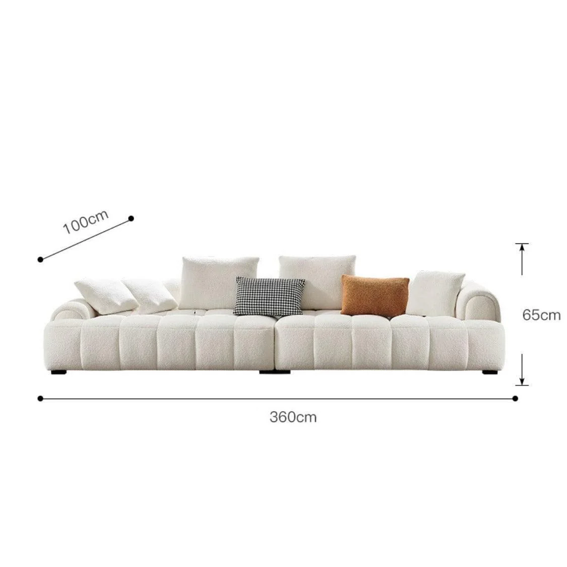 Camila Performance Boucle Sectional Sofa - Image 21