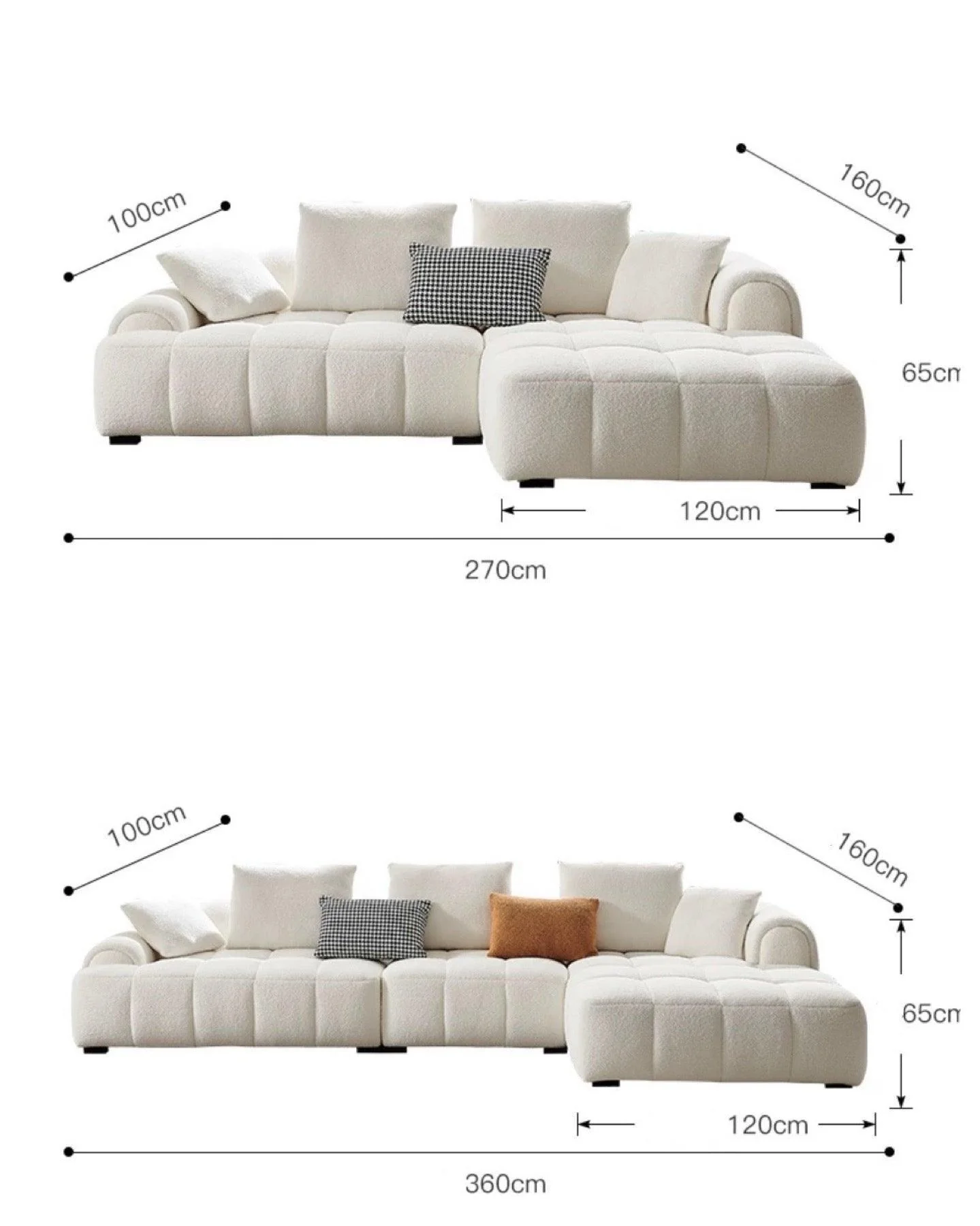 Camila Performance Boucle Sectional Sofa - Image 24