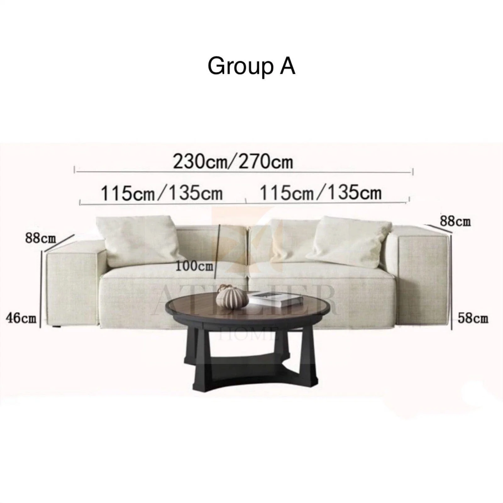 Caprice Sectional Island L-shape Sofa - Image 11