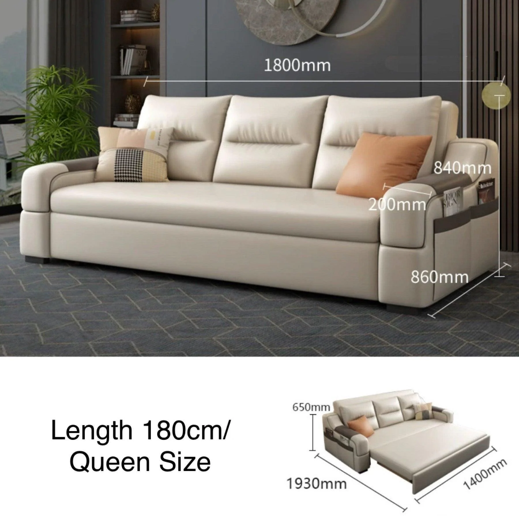 Casey Storage Sofa Bed - Image 11