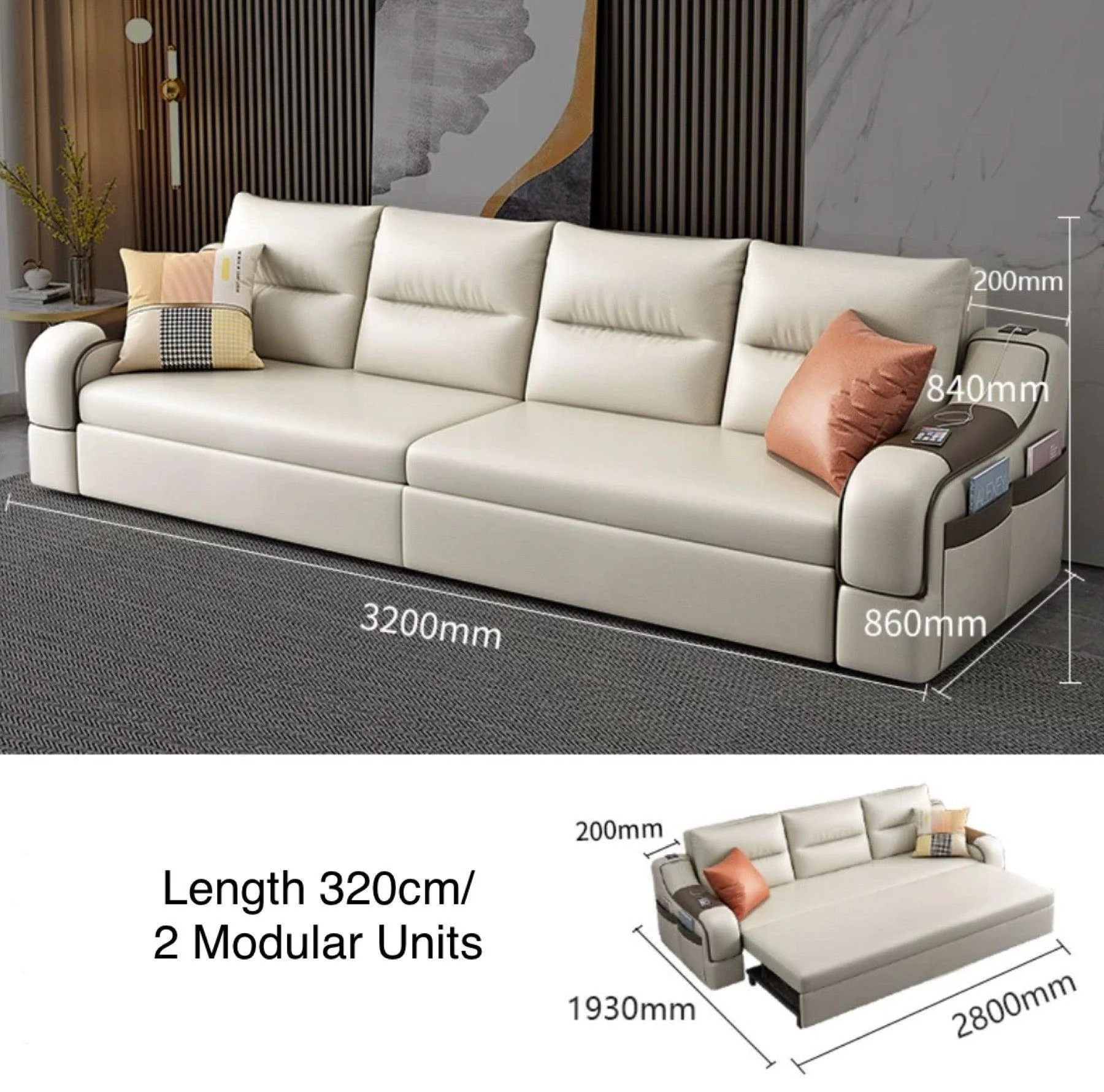Casey Storage Sofa Bed - Image 16