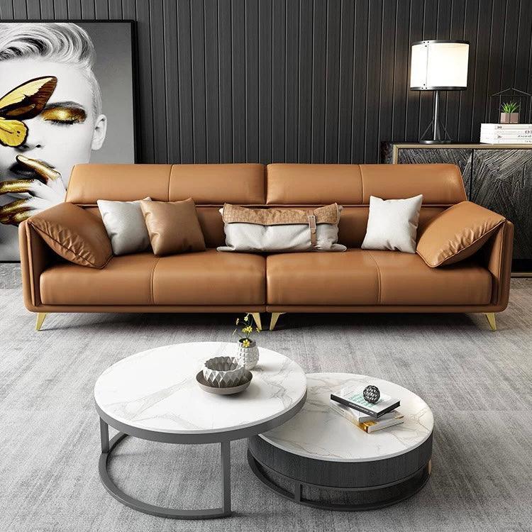 Caston Sectional Leather Sofa - Image 13