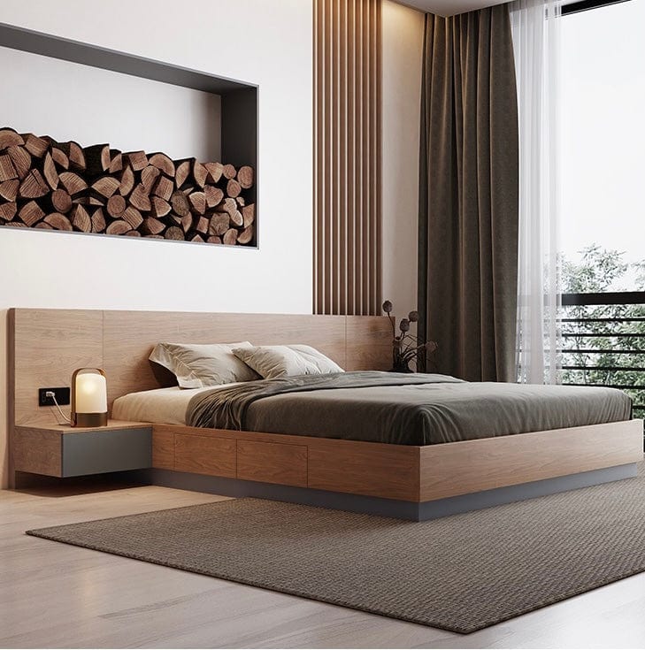 Gwen Wooden Storage Bed Frame - Image 6