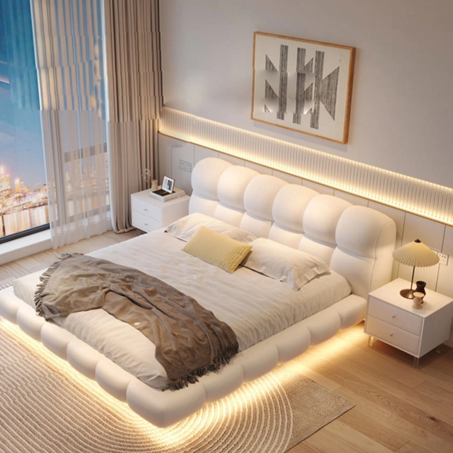 Haus Boucle Floating Bed Frame - Image 11