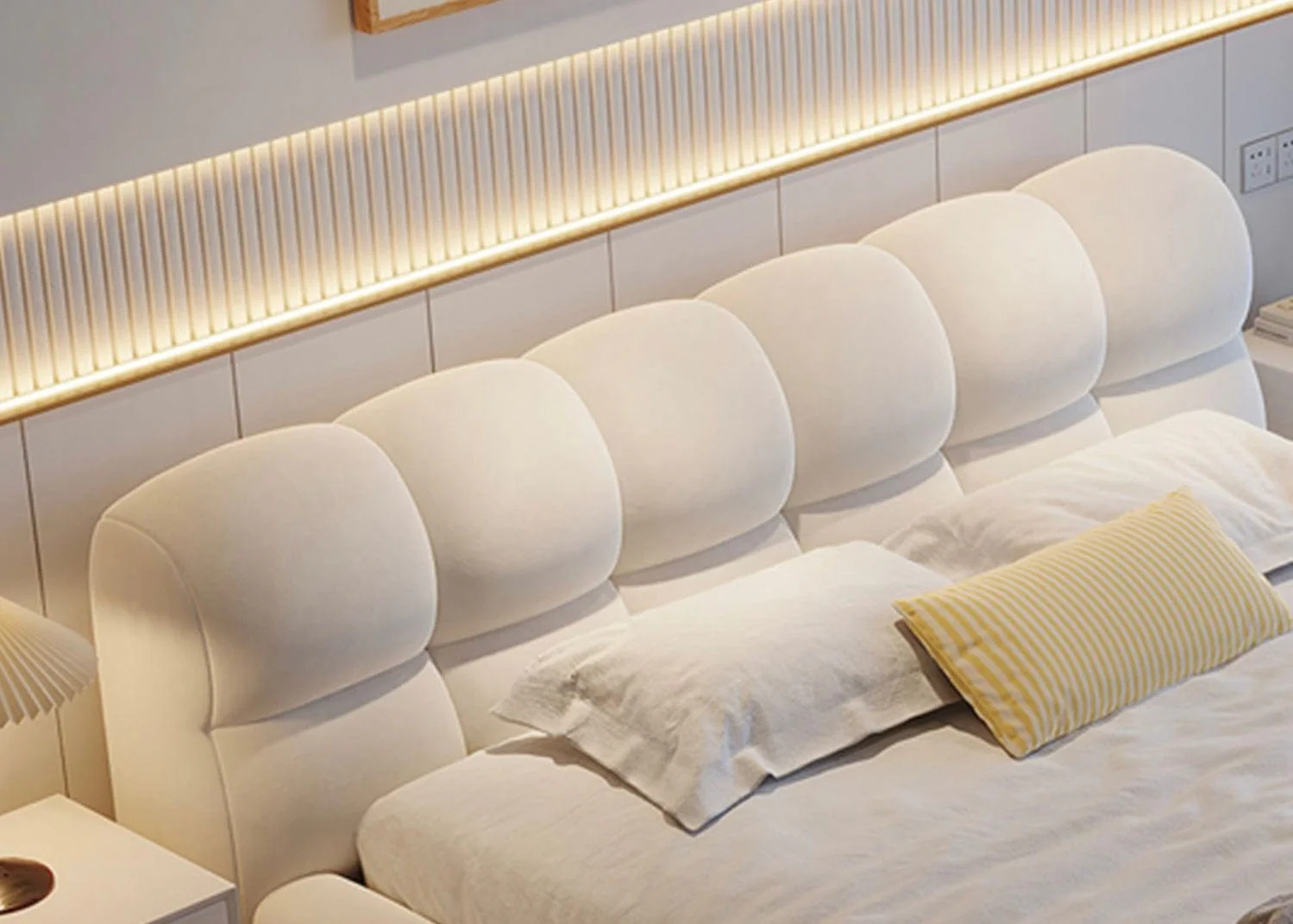 Hildon Boucle Bed Frame - Image 7