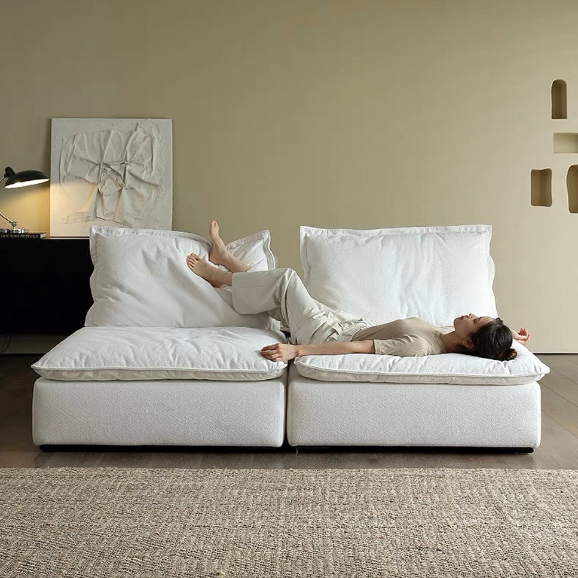Joan Boucle Slider Sofa - Image 11
