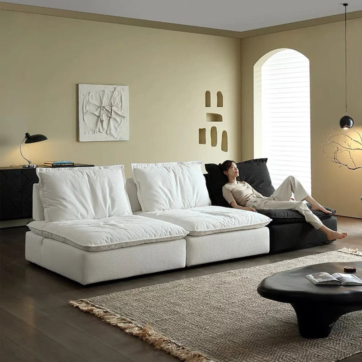 Joan Boucle Slider Sofa - Image 12