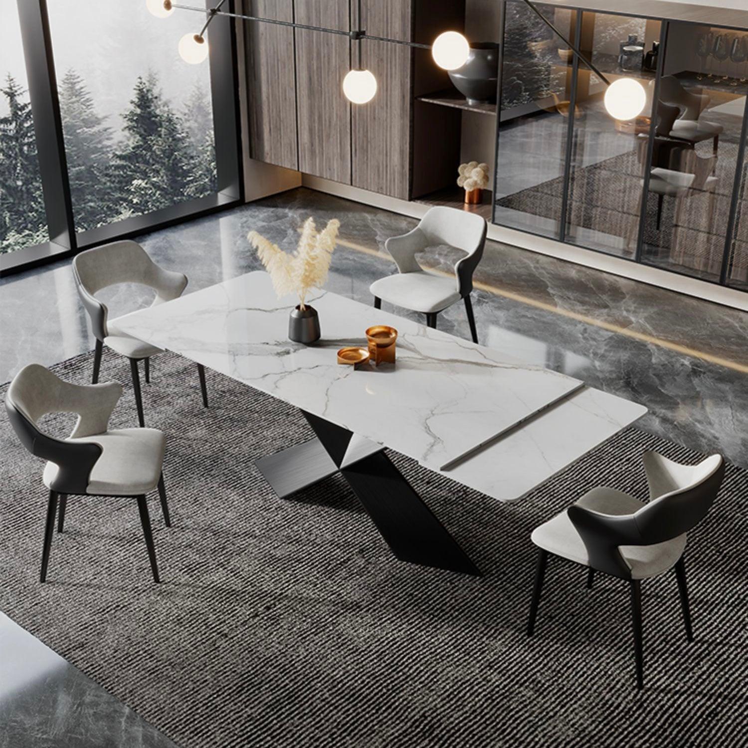 Matt Extendable Dining Table - Image 3