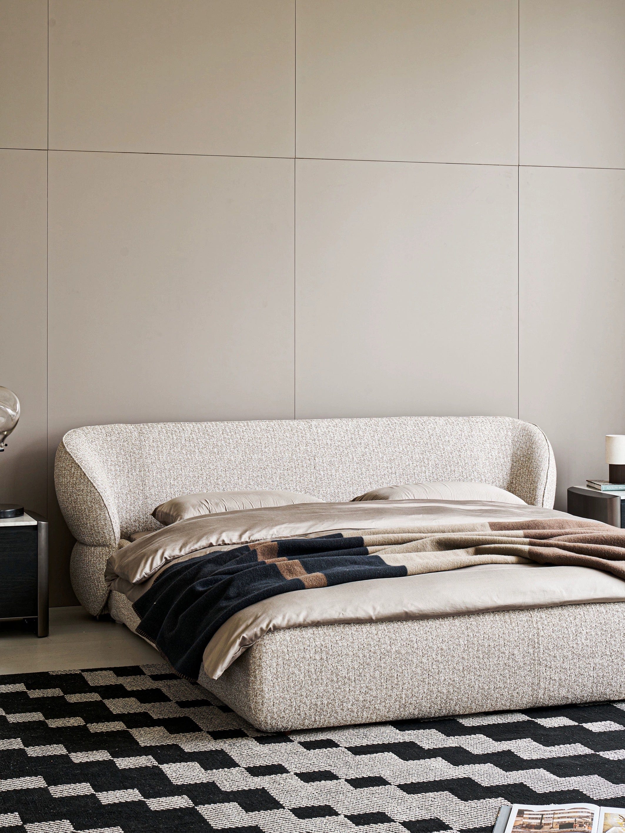 Melia Performance Boucle Bed Frame - Image 10