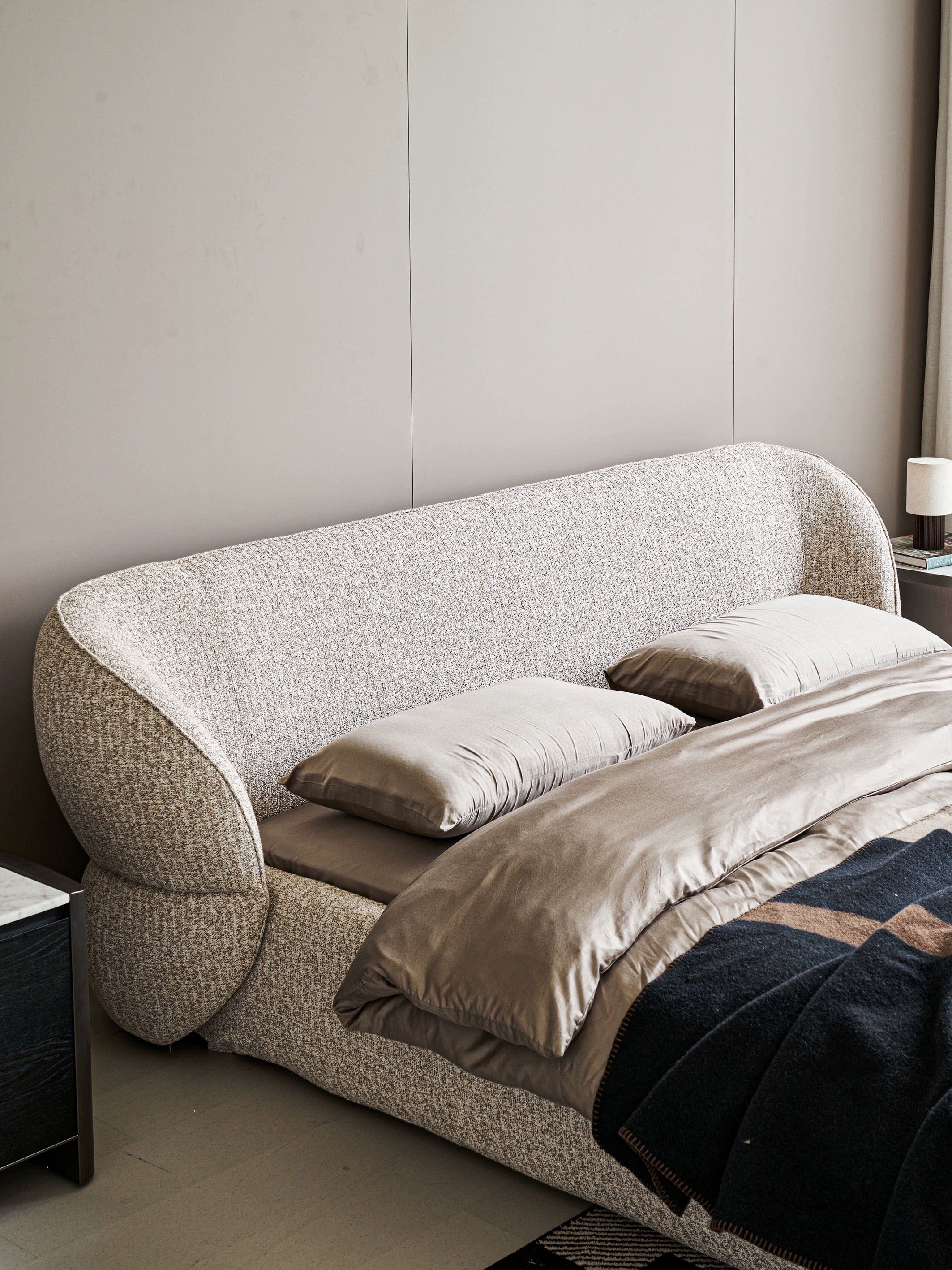 Melia Performance Boucle Bed Frame - Image 16