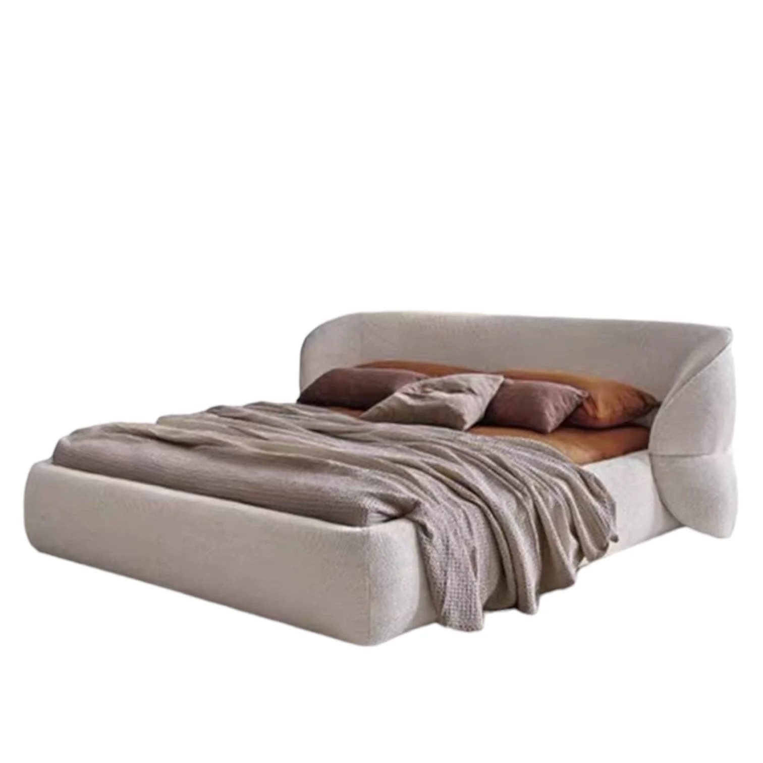 Melia Performance Boucle Bed Frame - Image 33