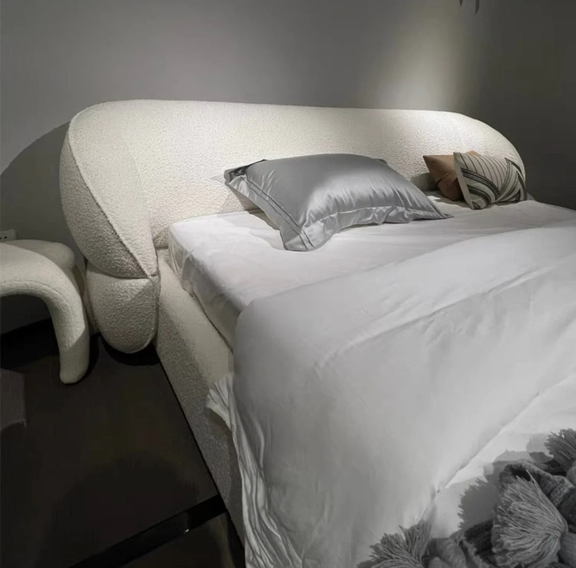 Melia Performance Boucle Bed Frame - Image 42