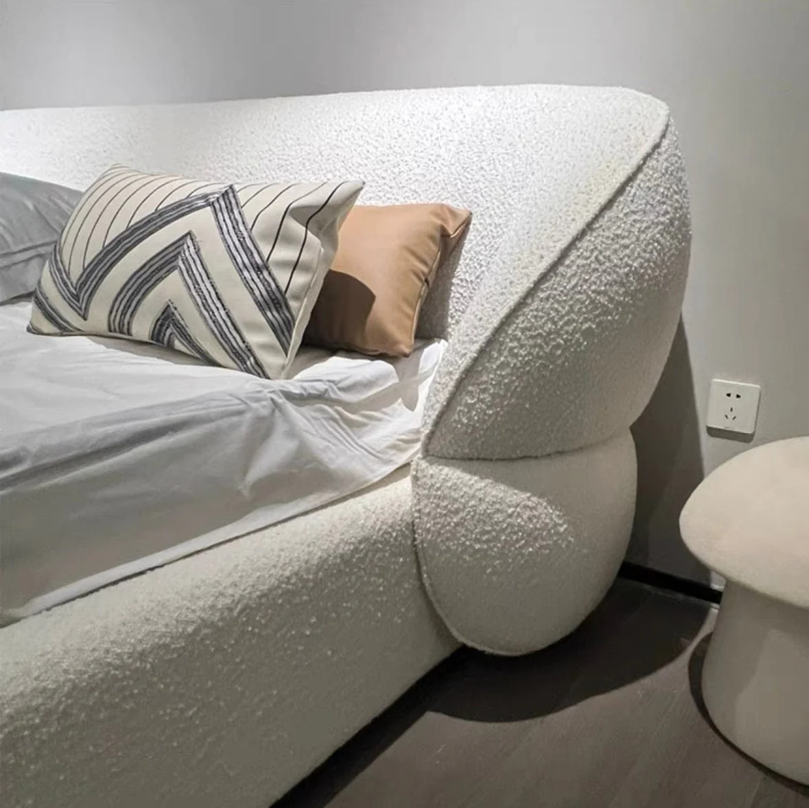 Melia Performance Boucle Bed Frame - Image 43