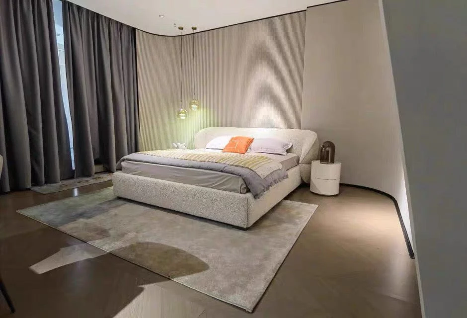 Melia Performance Boucle Bed Frame - Image 44