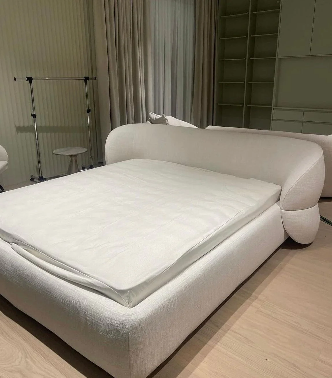 Melia Performance Boucle Bed Frame - Image 46