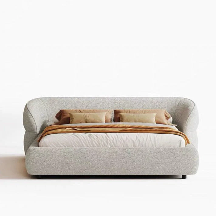 Melia Performance Boucle Bed Frame - Image 9