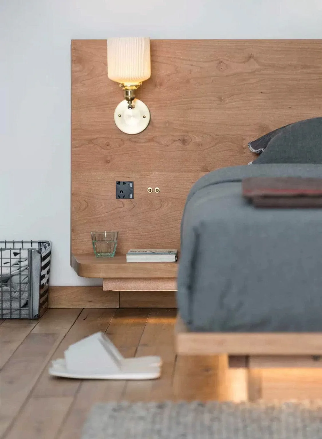 Melissa Floating Wooden Bed Frame - Image 13
