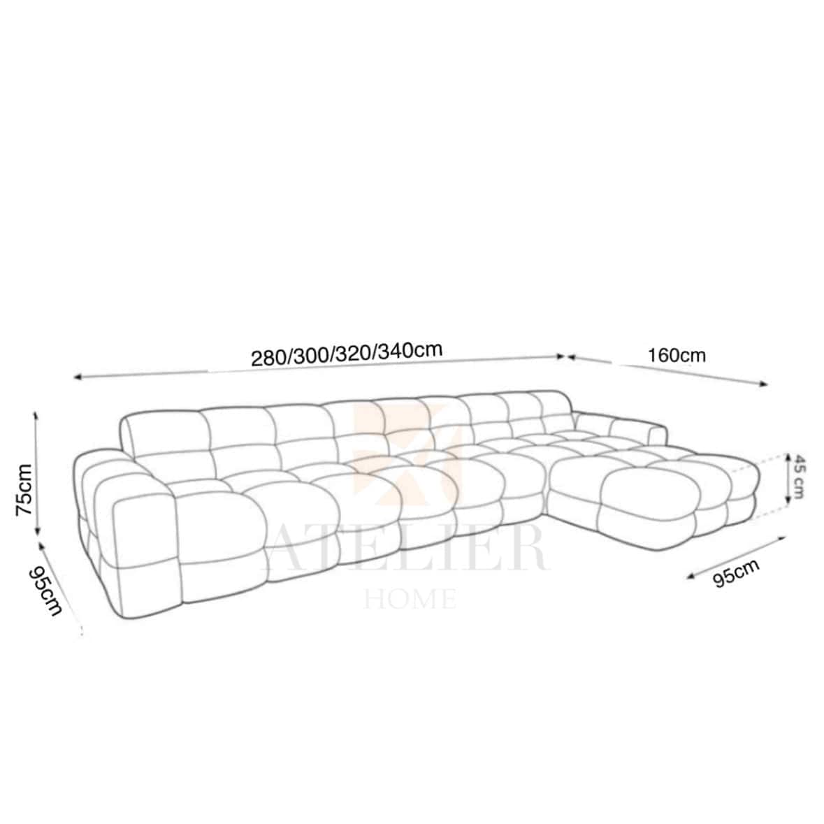 Monet Scratch Resistant Sectional Sofa - Image 51