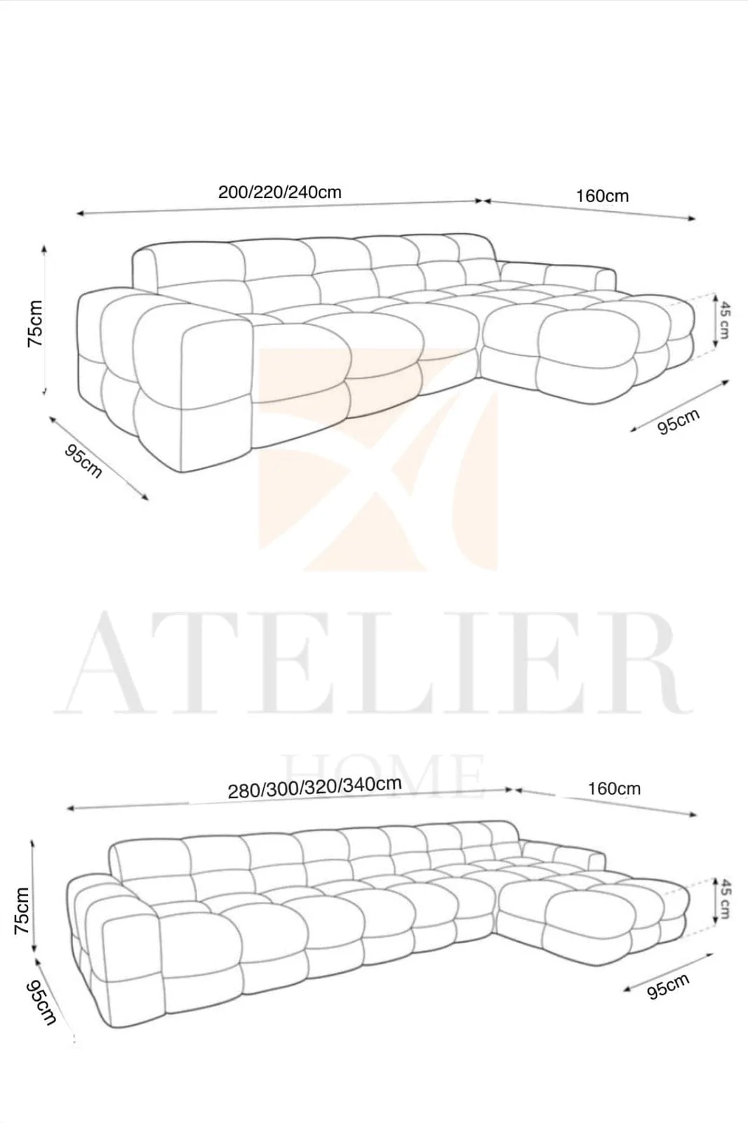 Monet Scratch Resistant Sectional Sofa - Image 52