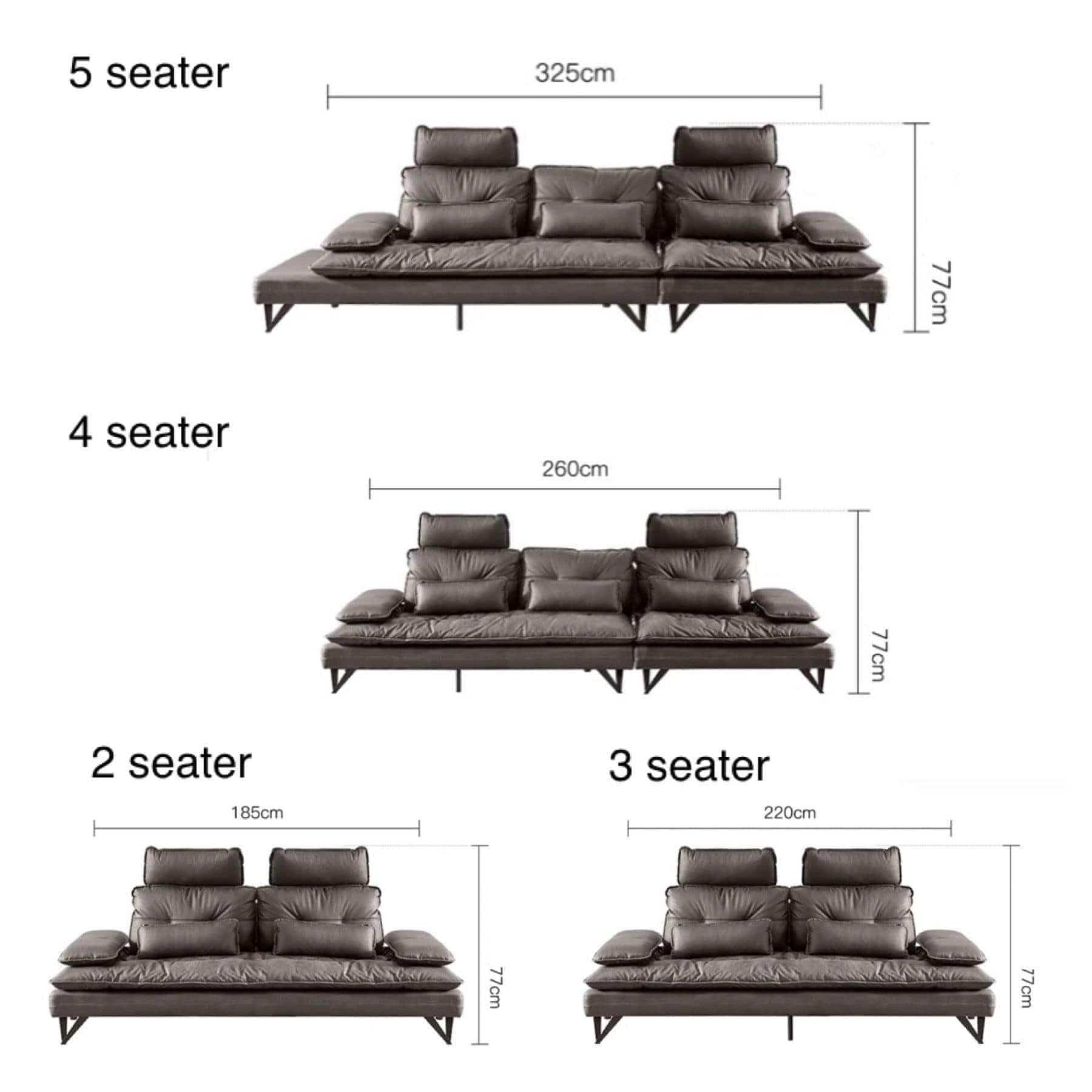 Moretti L-shape Slider Sofa - Image 19
