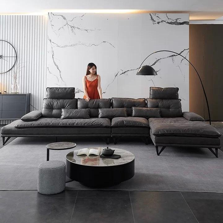 Moretti L-shape Slider Sofa - Image 4