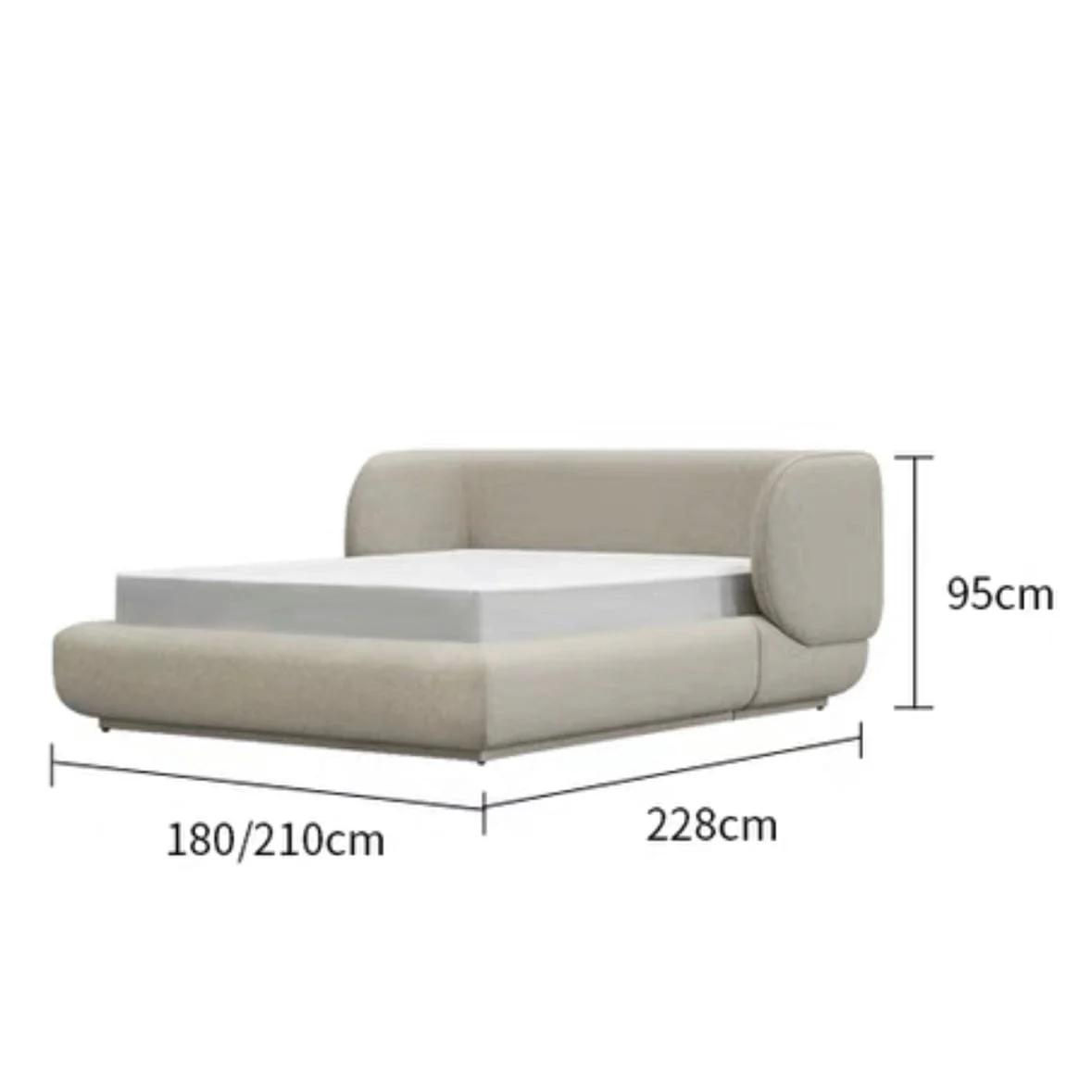 Neil Scratch Resistant Bed Frame - Image 25