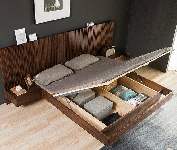 Odell Bed Frame with Bedside Tables - Image 11