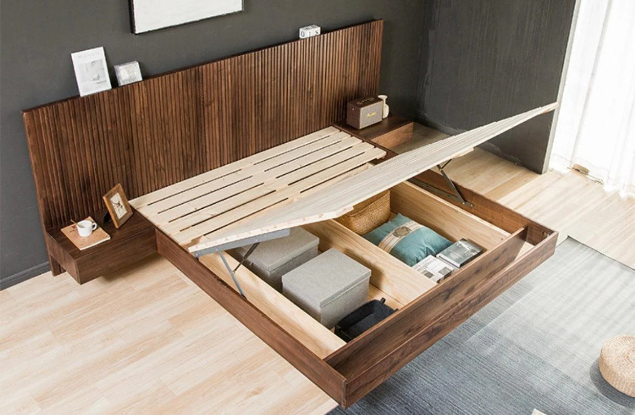 Odell Bed Frame with Bedside Tables - Image 16