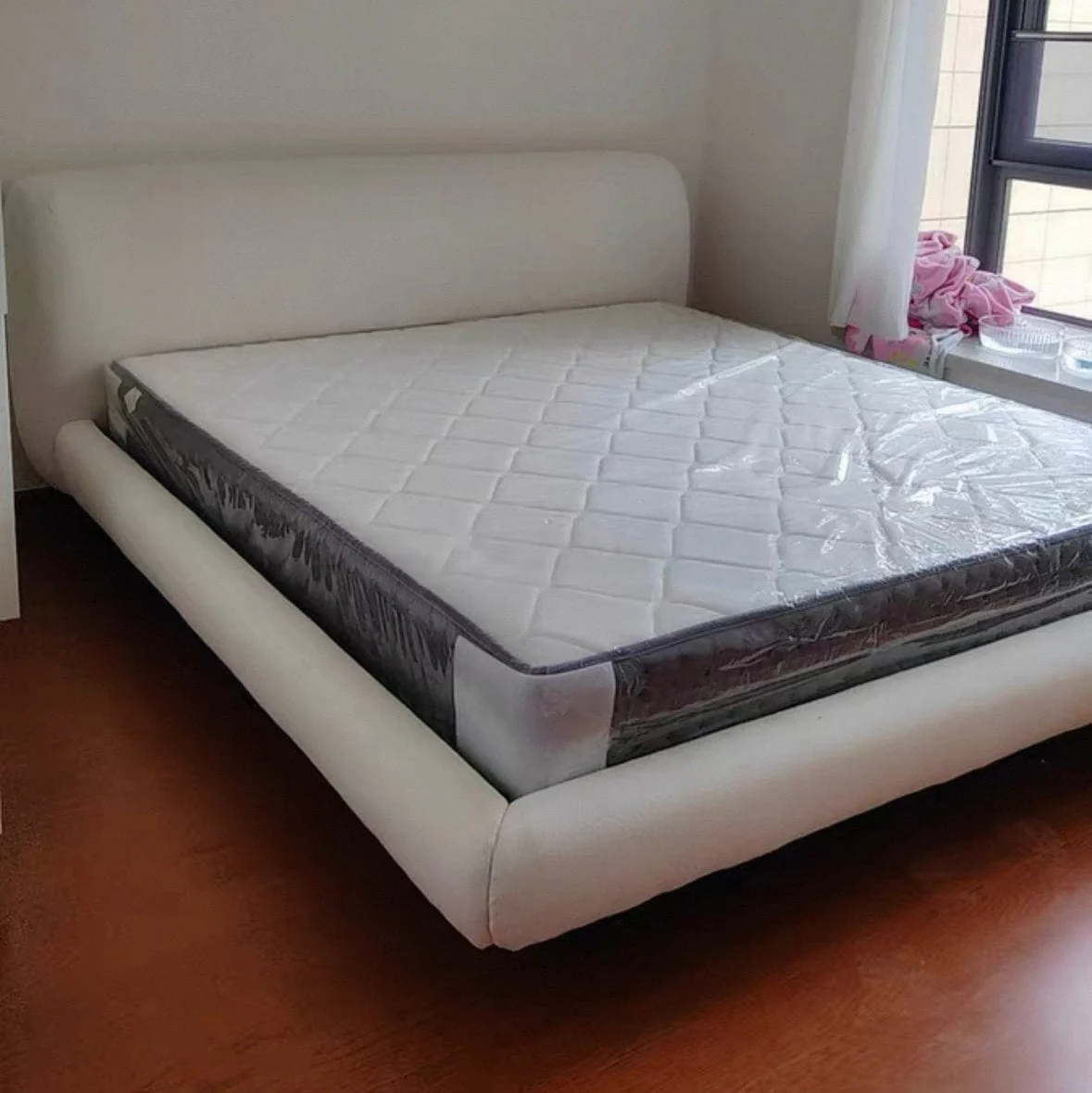 Remi Boucle Floating Bed Frame - Image 13