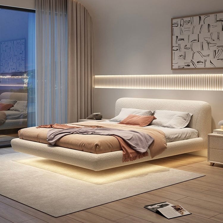 Remi Boucle Floating Bed Frame - Image 4