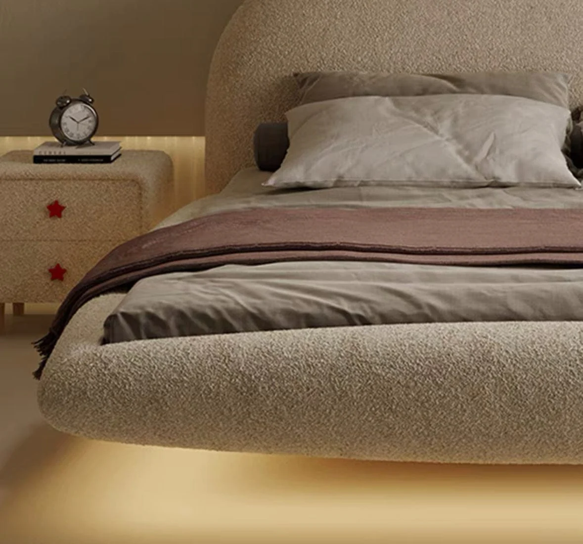 Ria Boucle Floating Bed Frame - Image 8